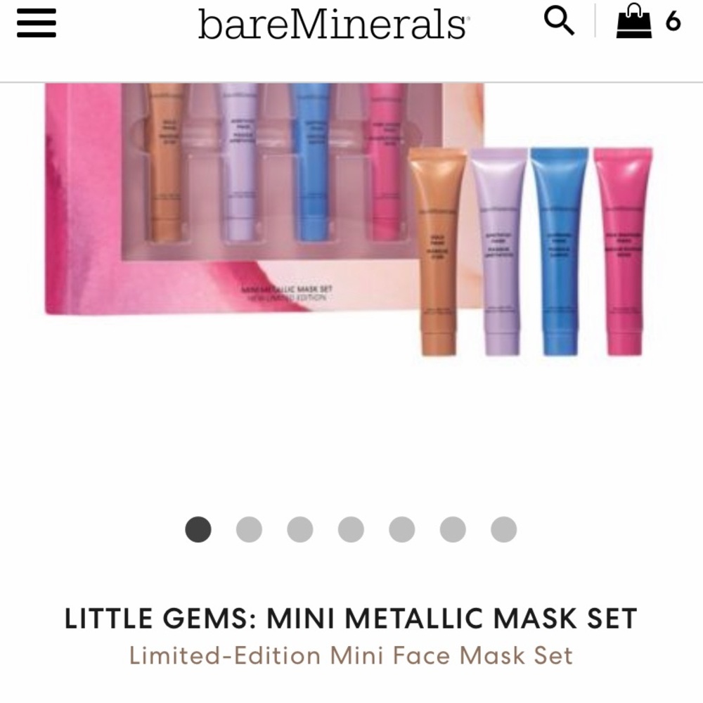 NWT 3/$15🍄bareMinerals Little Gems, mask set, - Picture 4 of 10